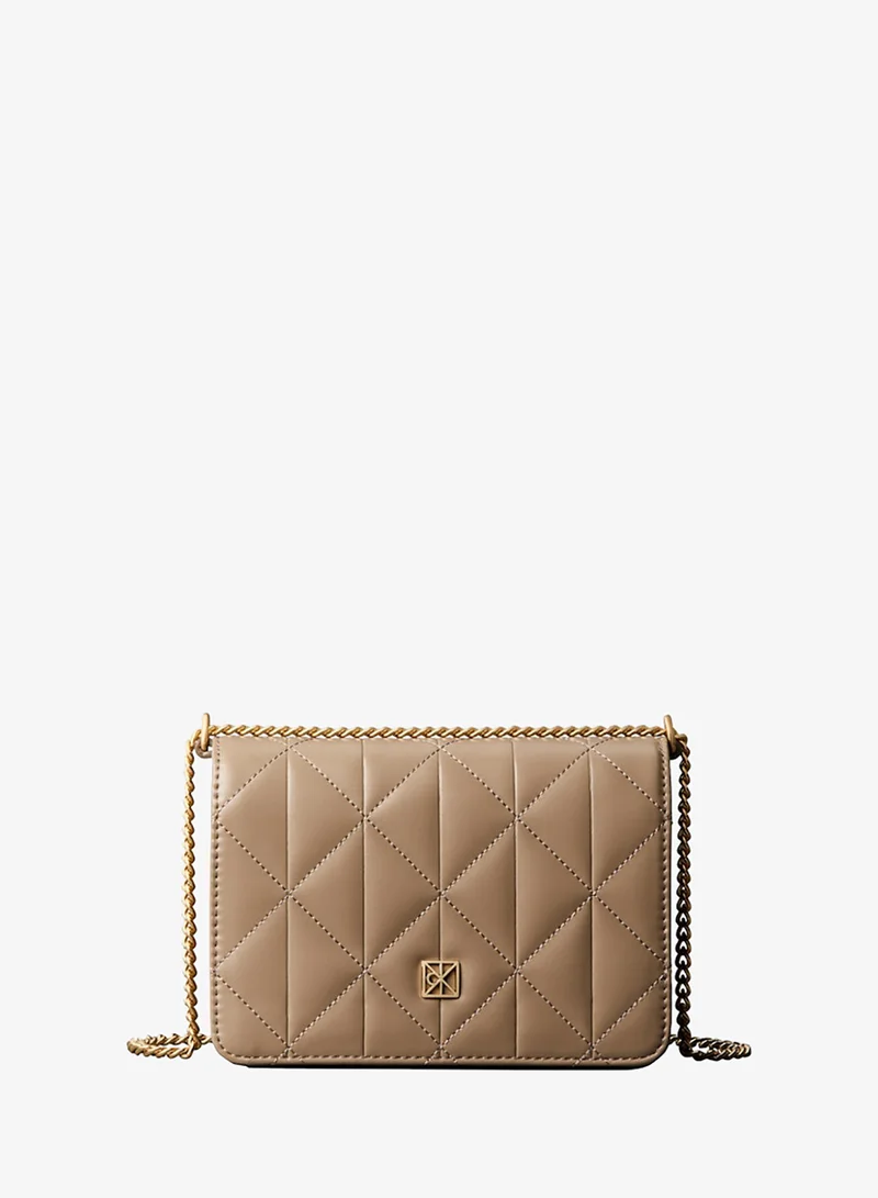 كالفن كلاين Quilted Emblem Logo Mini Bag